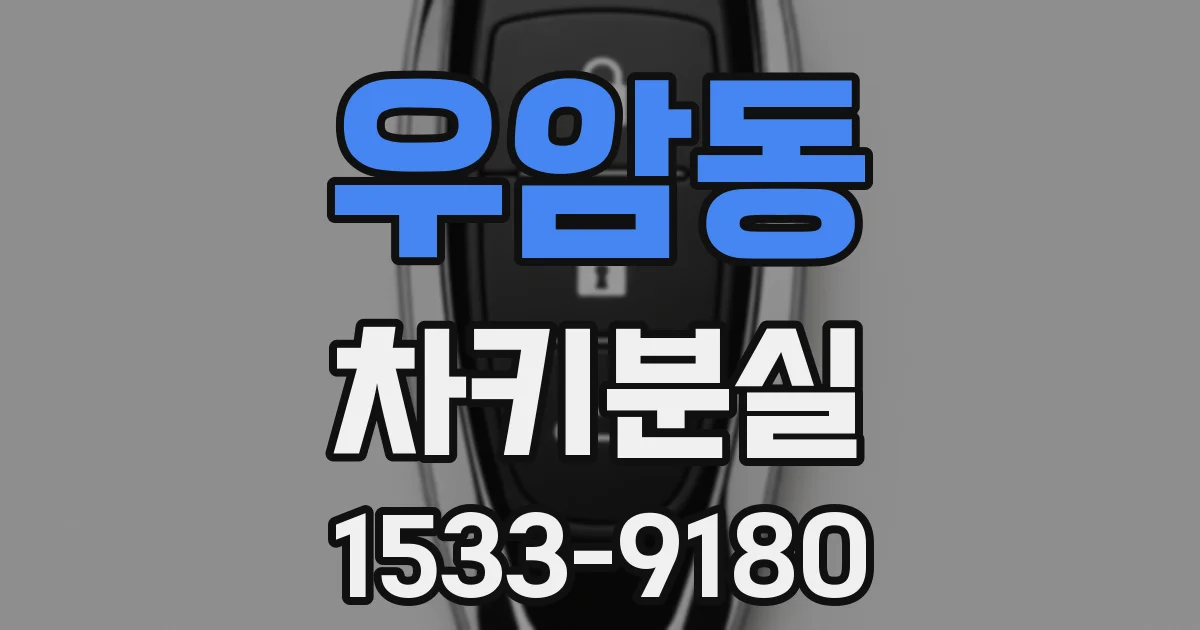 우암동 차키분실