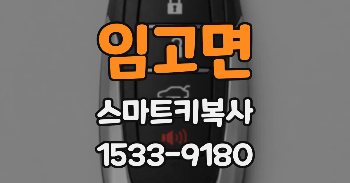 임고면 스마트키복사