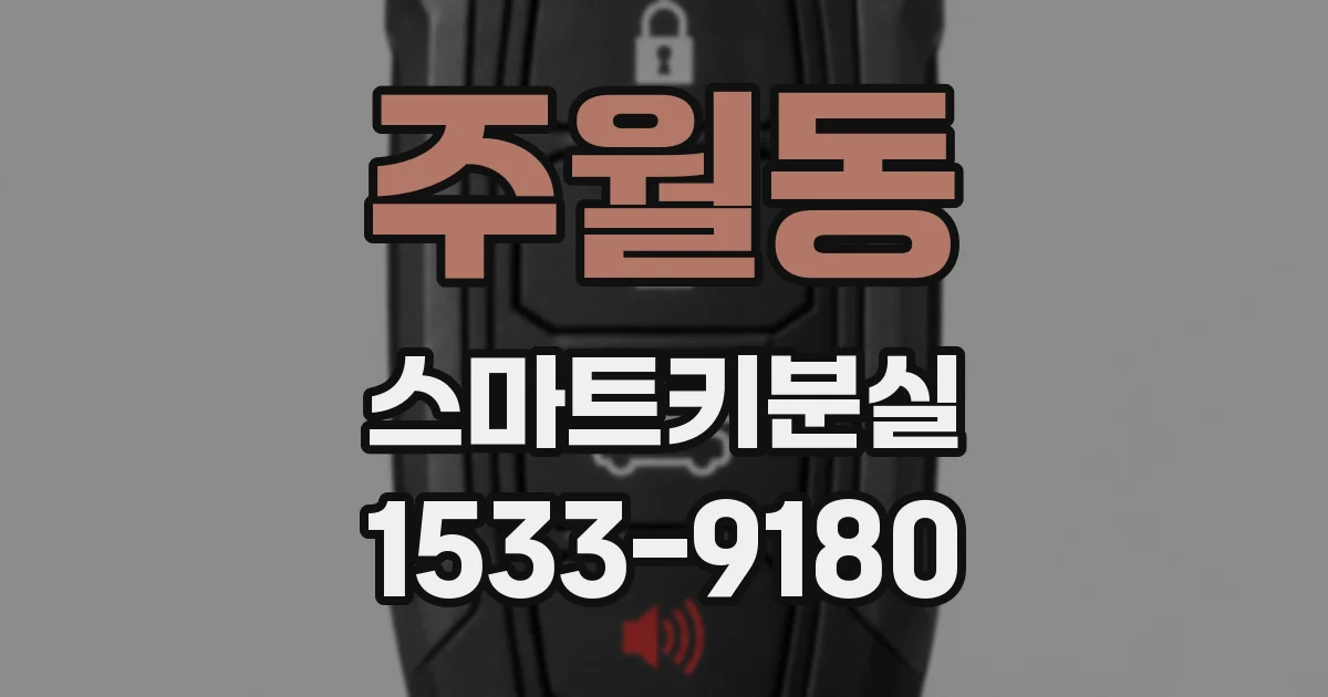 주월동 스마트키분실