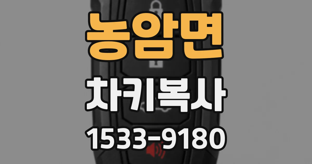 농암면 차키복사
