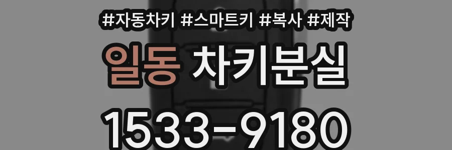 일동 차키분실
