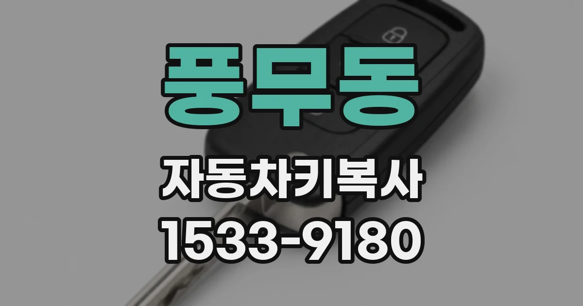 풍무동 자동차키복사