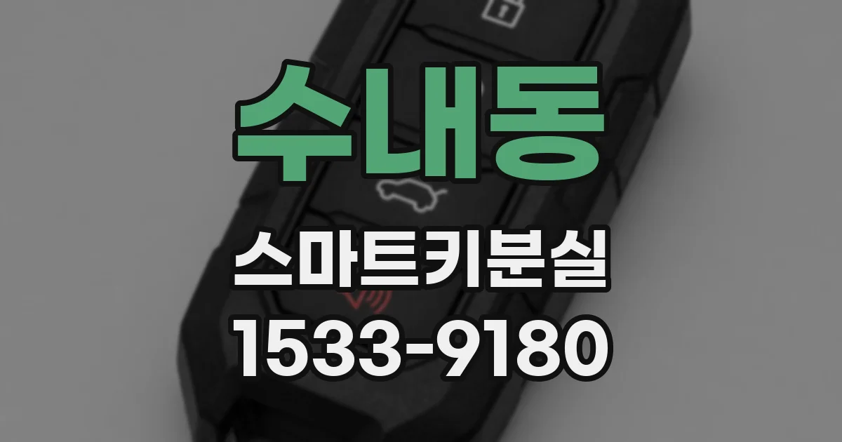 수내동 스마트키분실