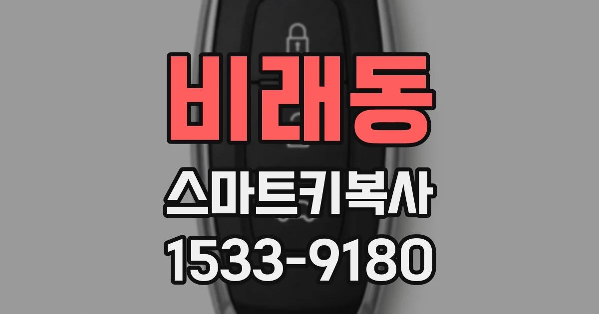 비래동 스마트키복사