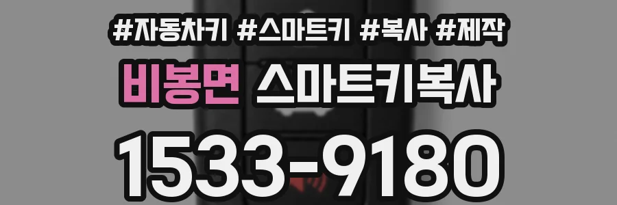 비봉면 스마트키복사
