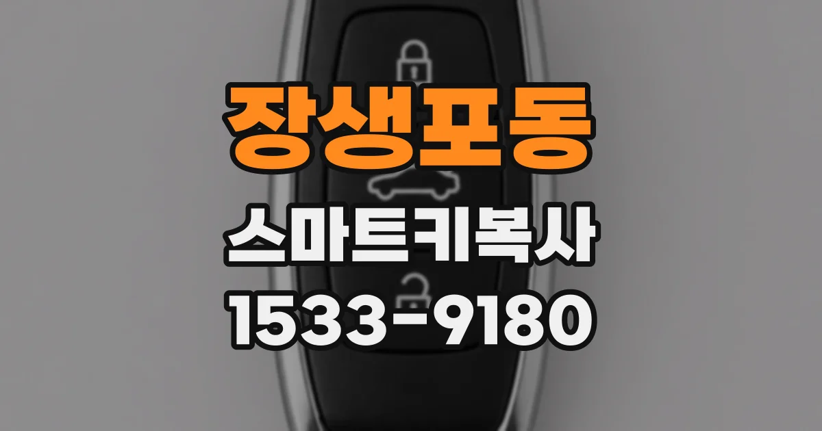 장생포동 스마트키복사