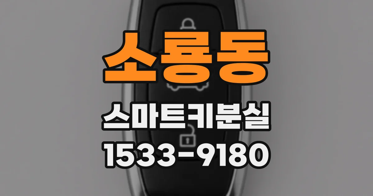 소룡동 스마트키분실