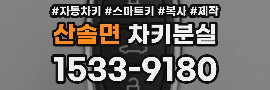 산솔면 차키분실