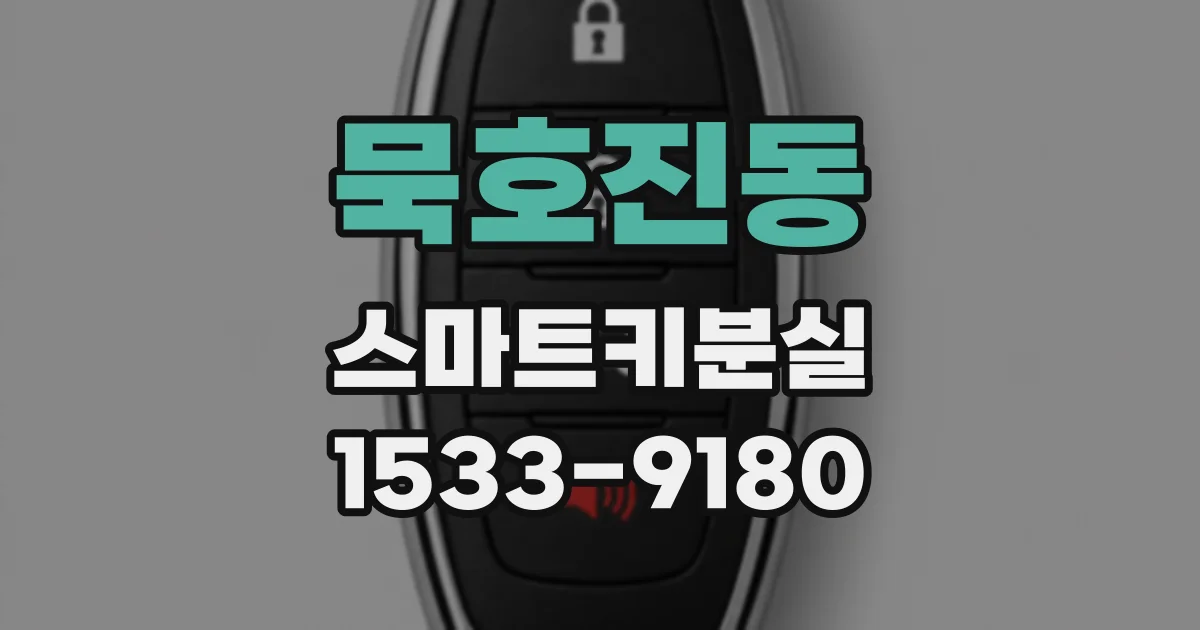 묵호진동 스마트키분실
