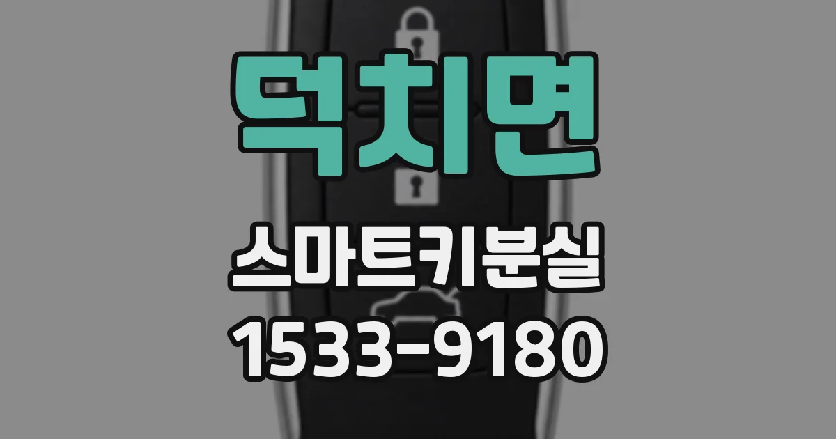 덕치면 스마트키분실