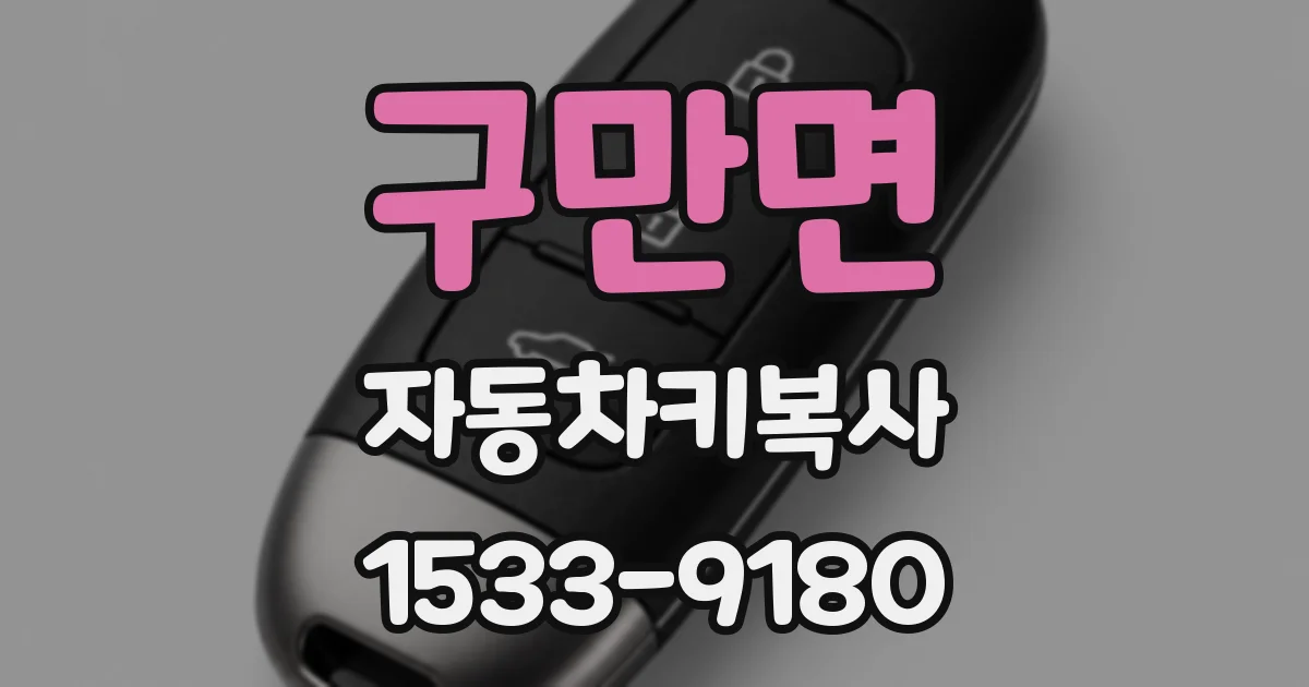 구만면 자동차키복사