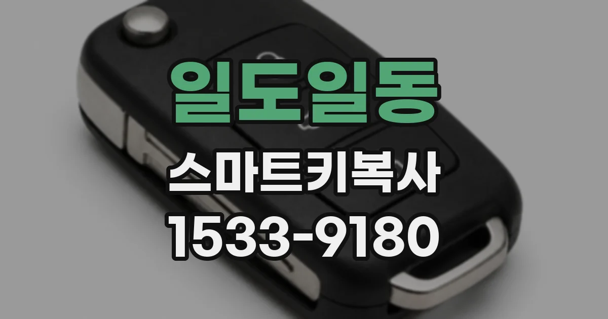 일도일동 스마트키복사