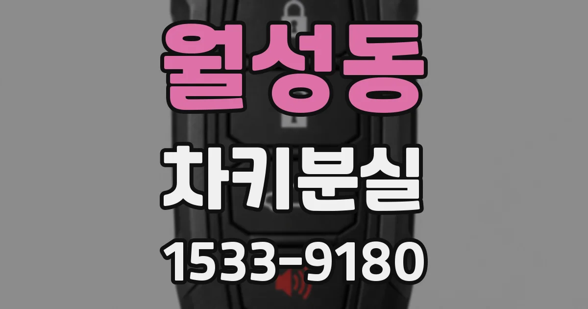 월성동 차키분실
