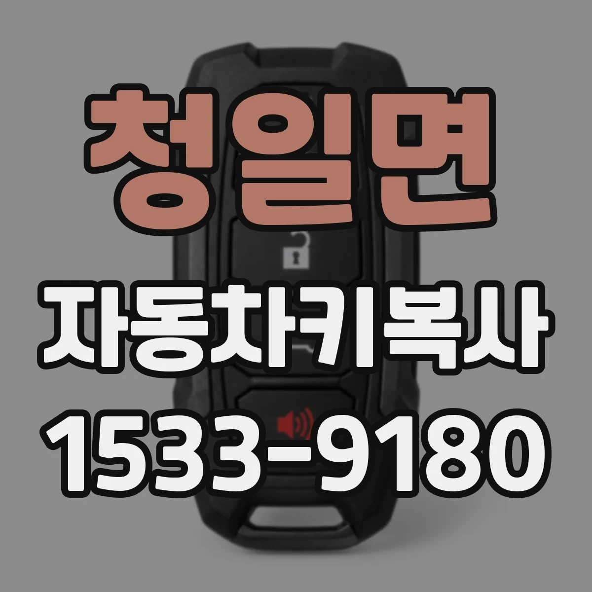 청일면 자동차키복사