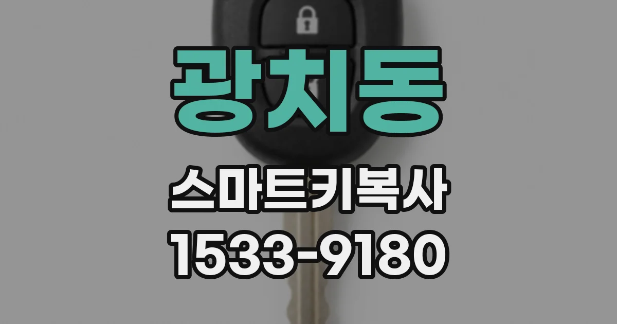 광치동 스마트키복사