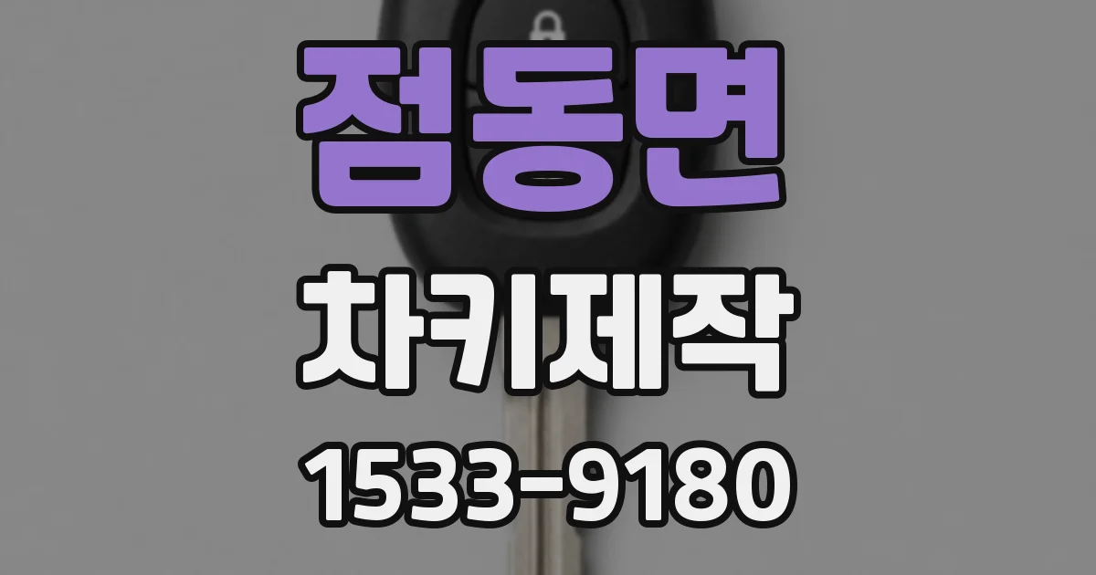 점동면 차키제작