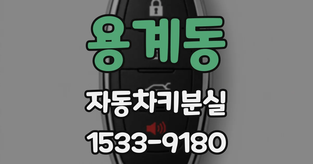 용계동 자동차키분실