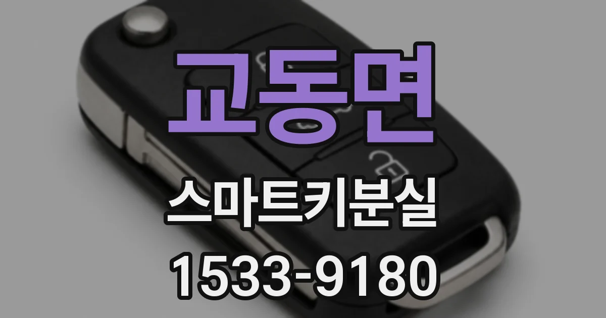 교동면 스마트키분실