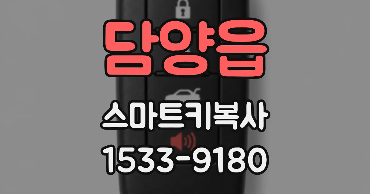 담양읍 스마트키복사