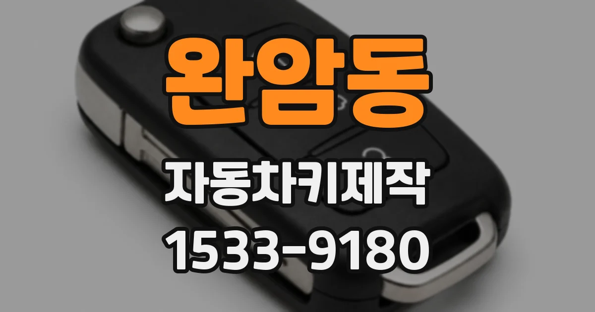 완암동 자동차키제작