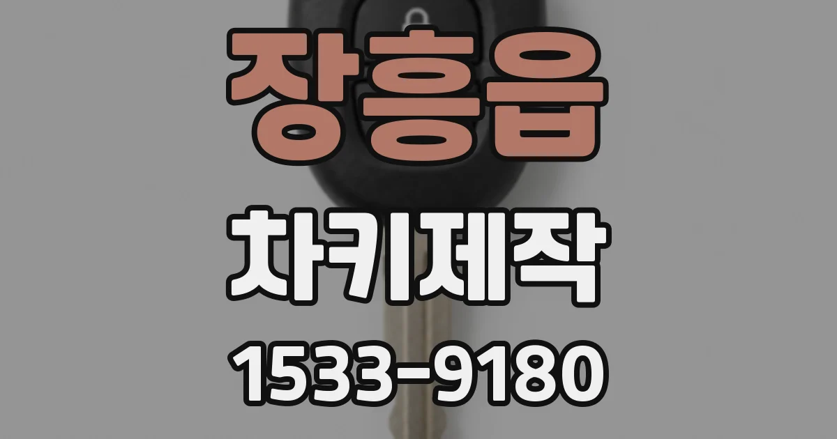 장흥읍 차키제작