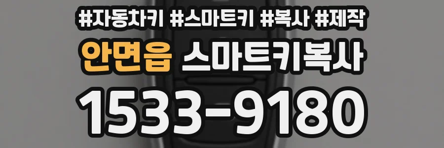 안면읍 스마트키복사