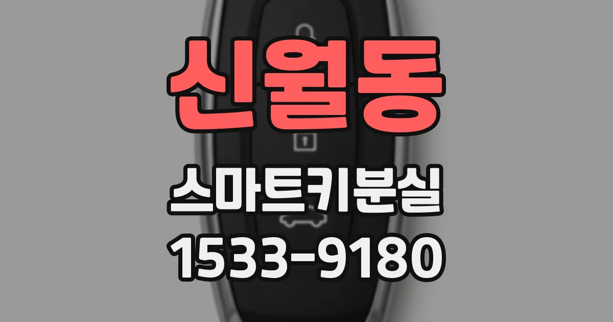 신월동 스마트키분실