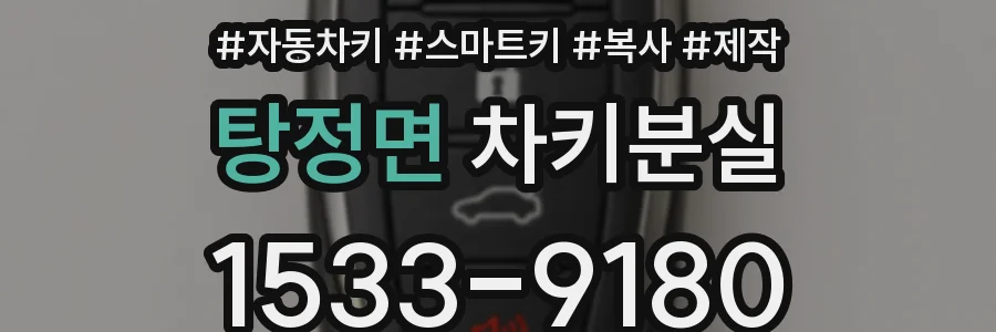 탕정면 차키분실