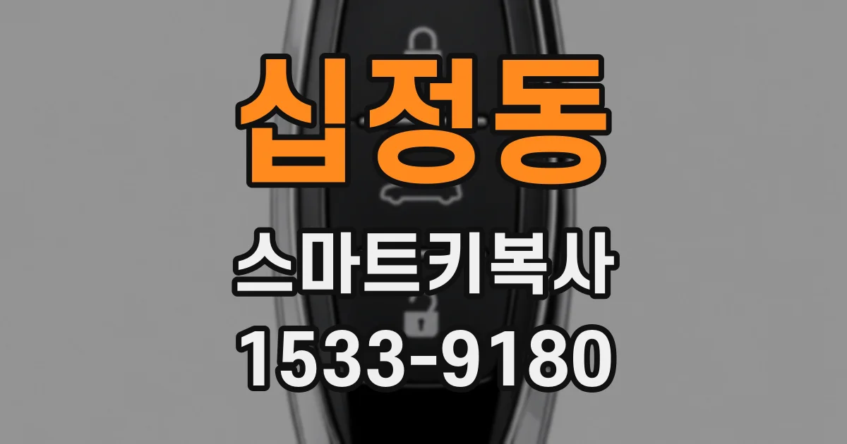 십정동 스마트키복사