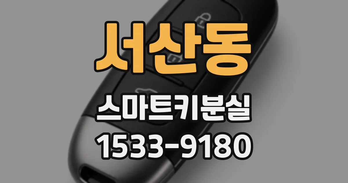 서산동 스마트키분실