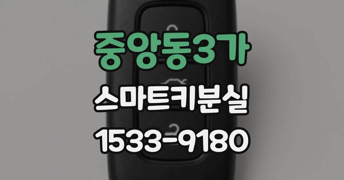 중앙동3가 스마트키분실