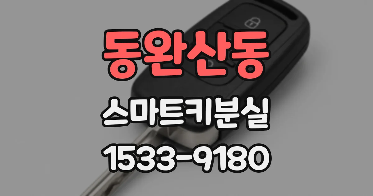 동완산동 스마트키분실