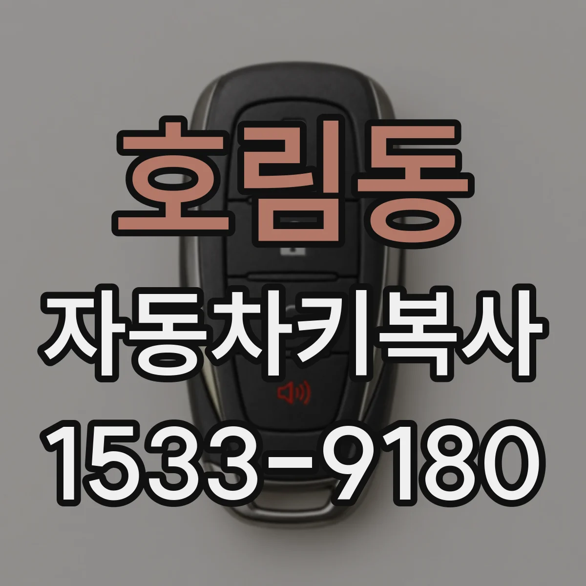 호림동 자동차키복사