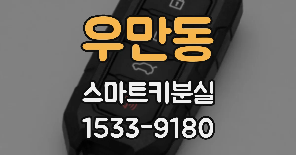 우만동 스마트키분실