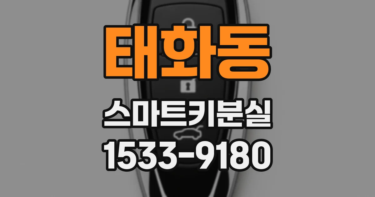 태화동 스마트키분실