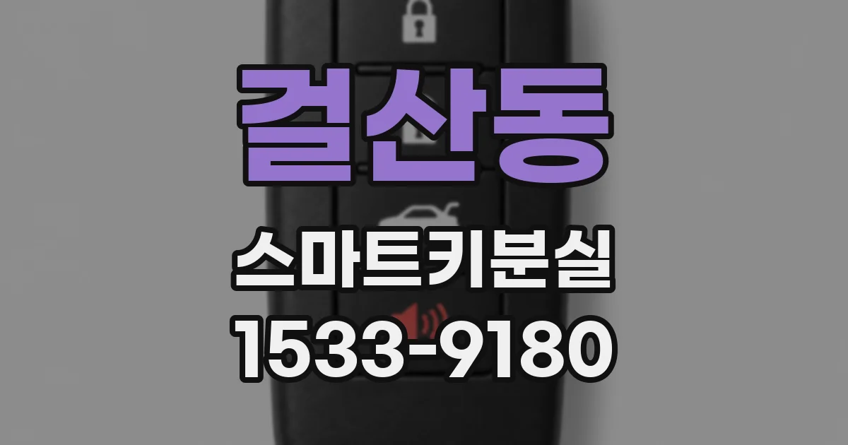 걸산동 스마트키분실