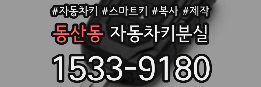 동산동 자동차키분실