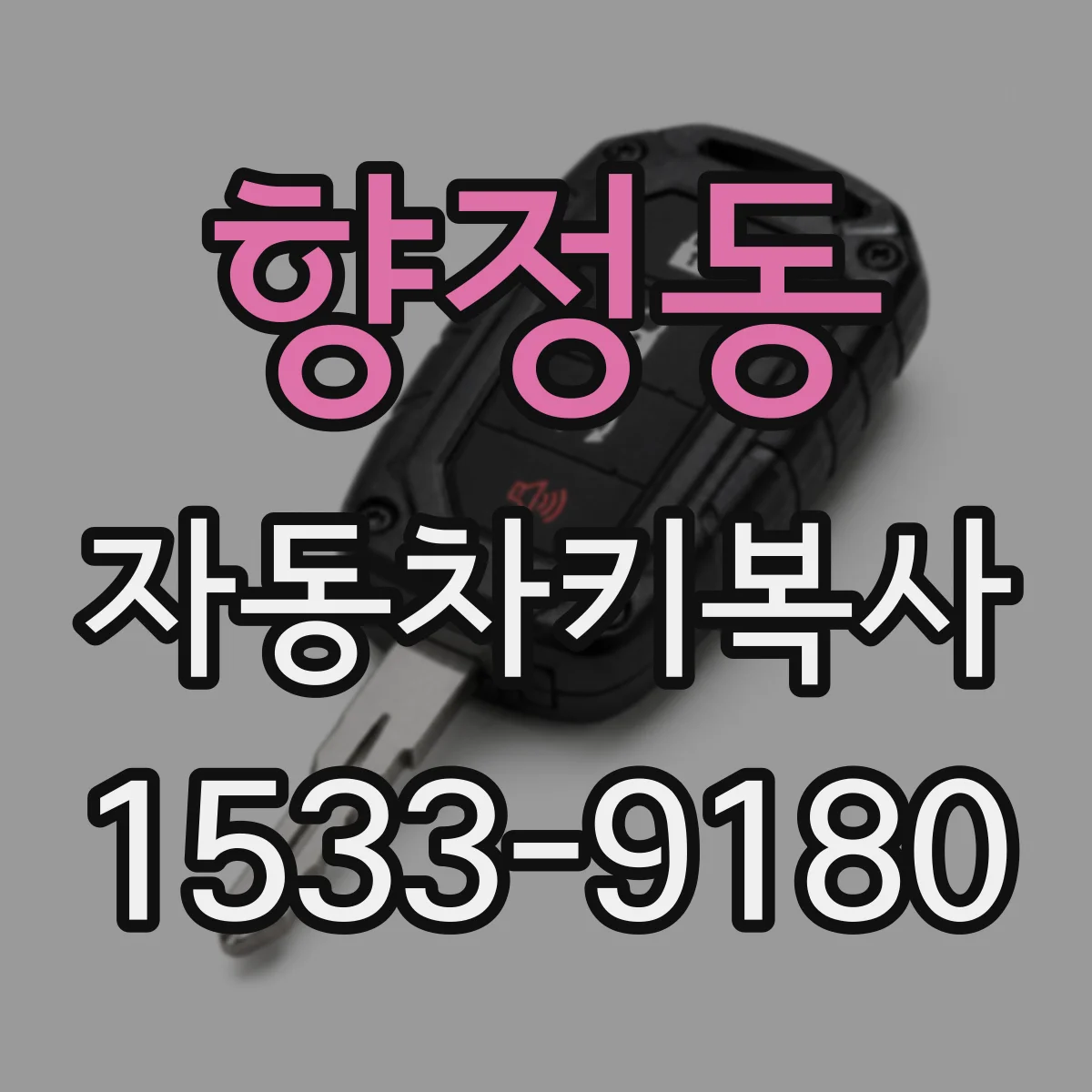 향정동 자동차키복사