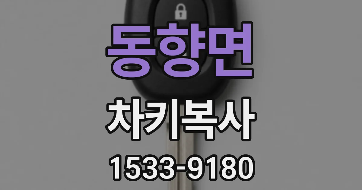동향면 차키복사