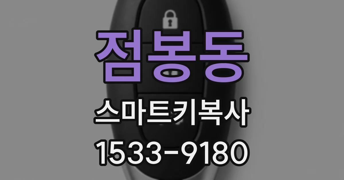 점봉동 스마트키복사