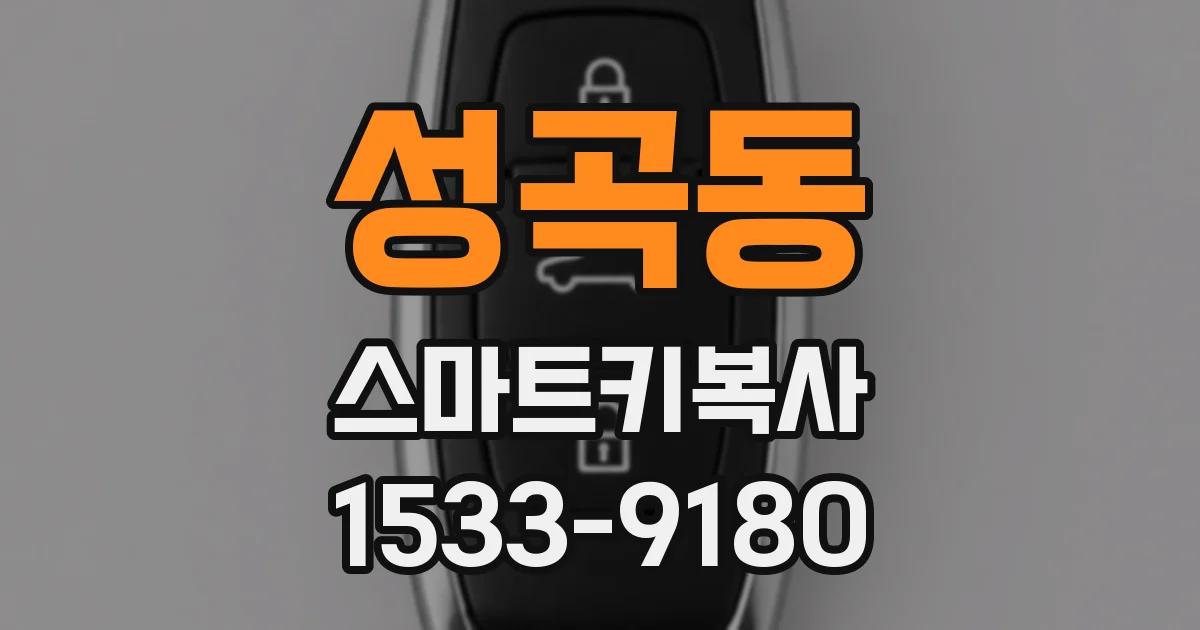 성곡동 스마트키복사
