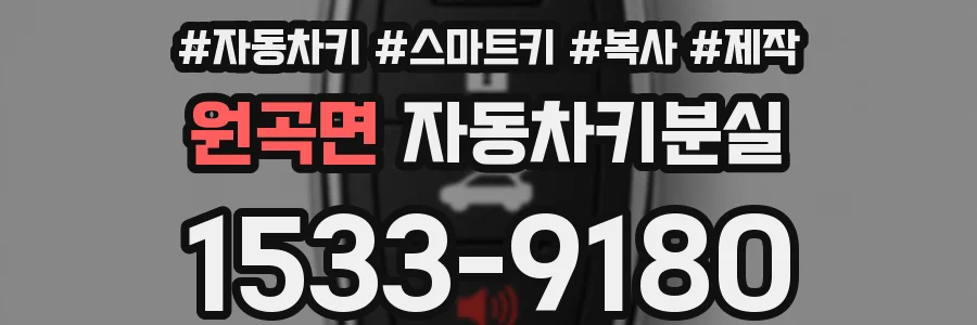 원곡면 자동차키분실