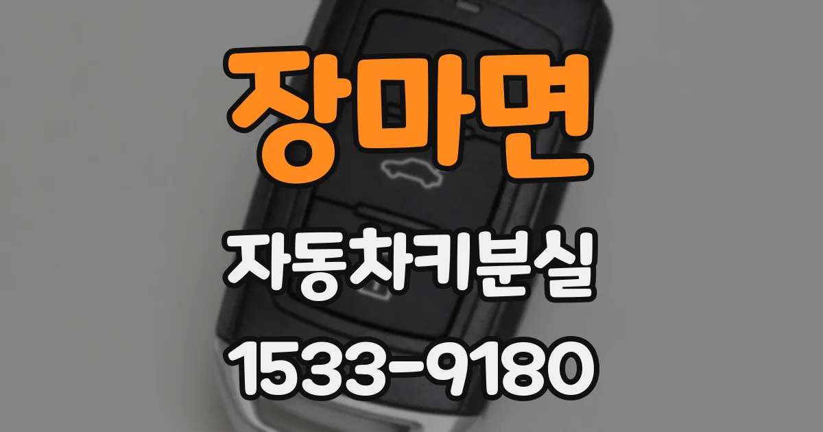 장마면 자동차키분실