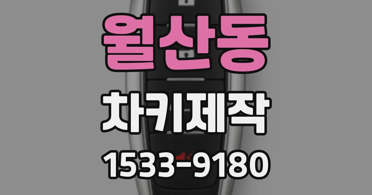 월산동 차키제작