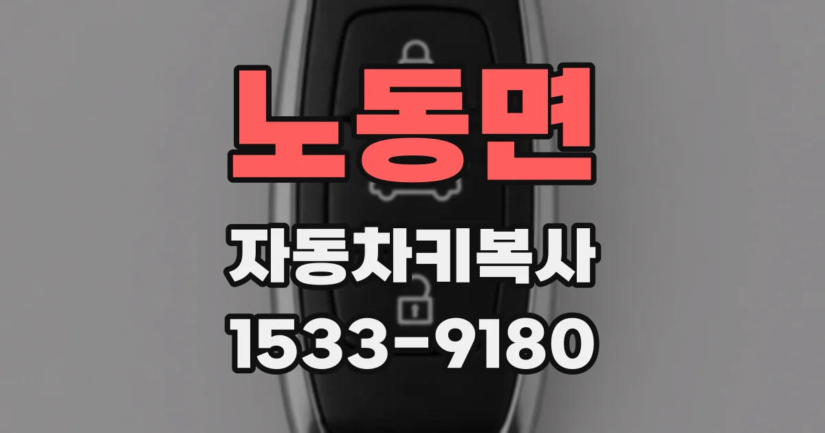 노동면 자동차키복사