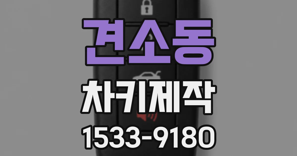 견소동 차키제작