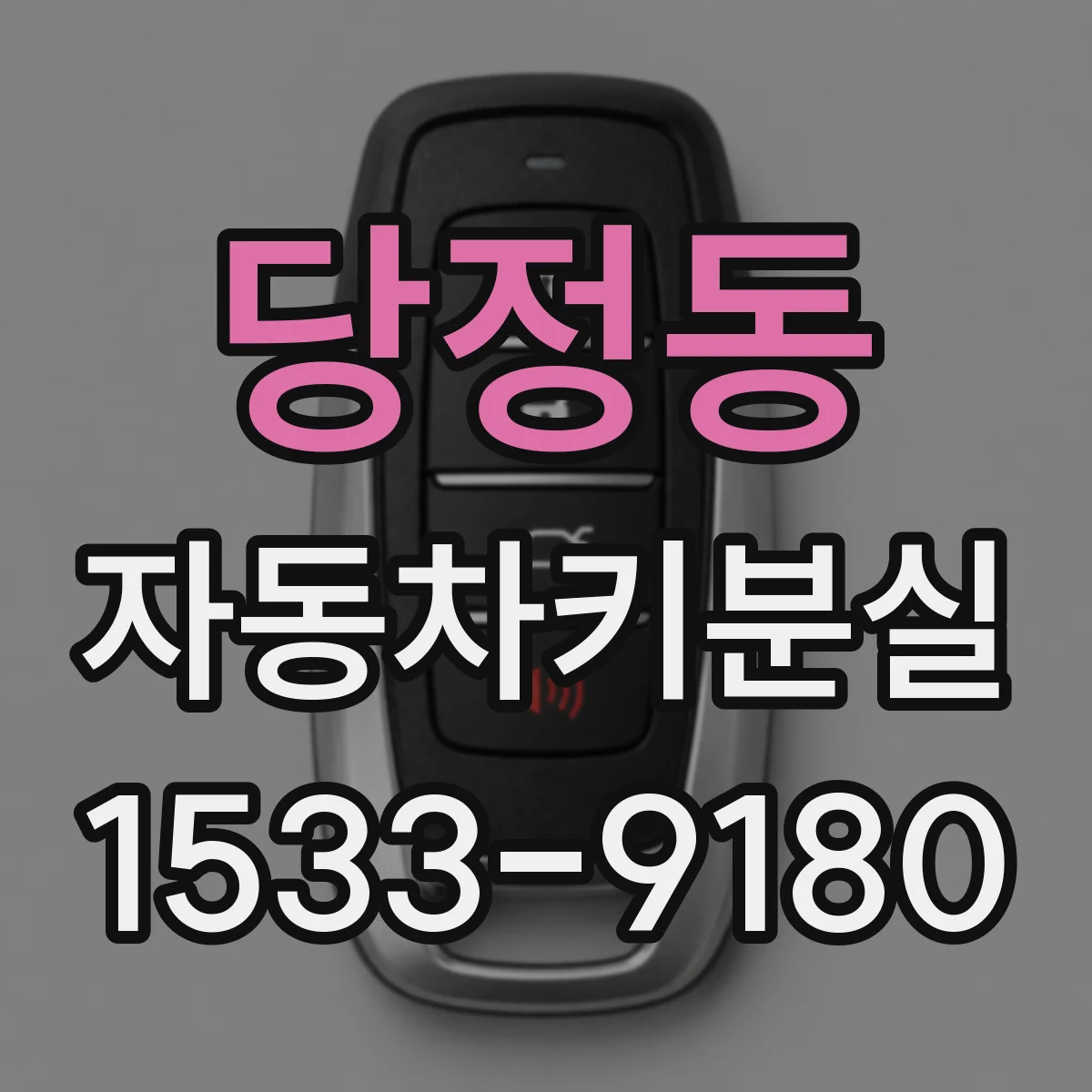 당정동 자동차키분실