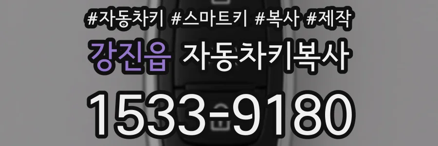 강진읍 자동차키복사