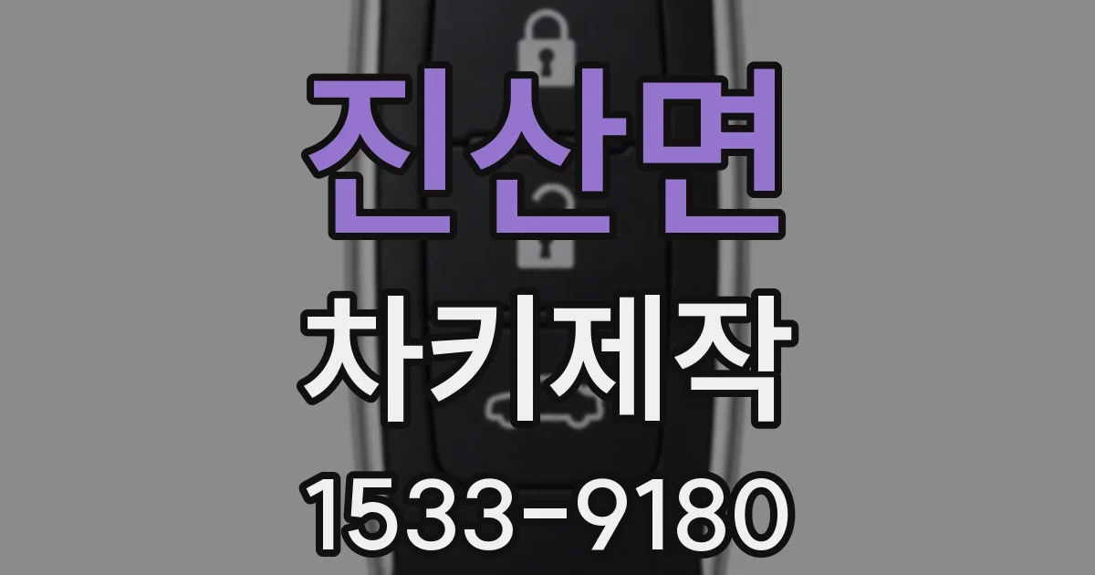 진산면 차키제작