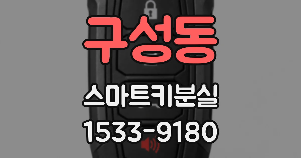 구성동 스마트키분실